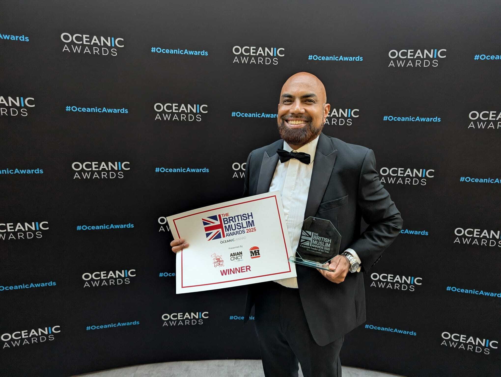 Image for Sultan Choudhury OBE Winner of Corporate Leader of the Year at British Muslim Awards 2025