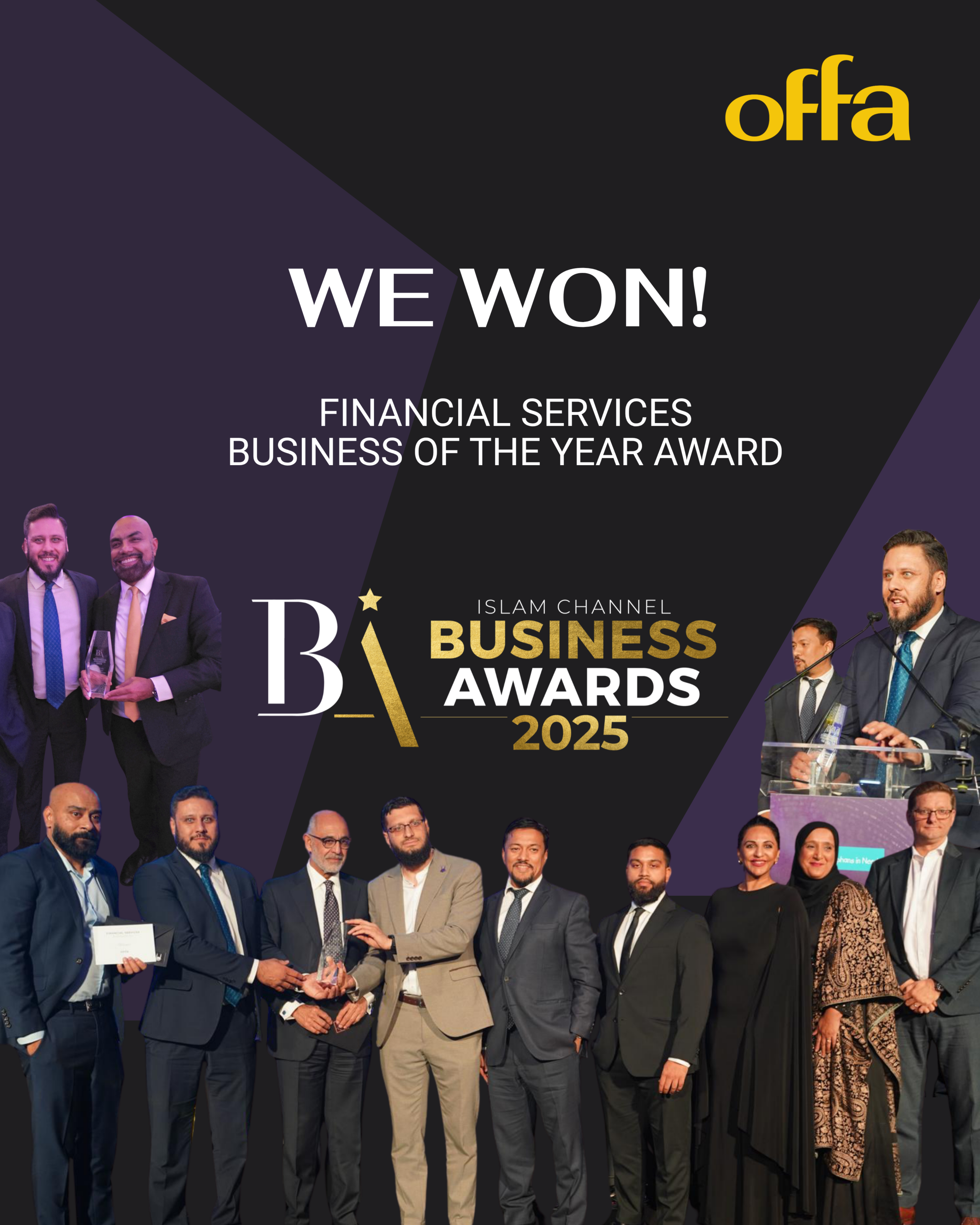 Image for Offa wins prestigious Financial Services Business Of The Year award