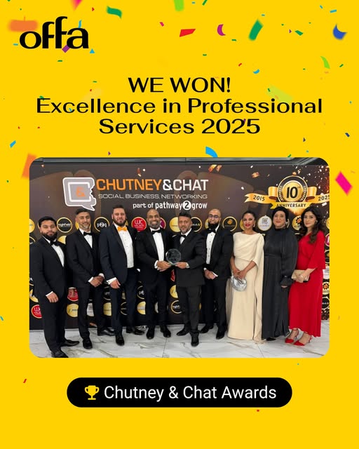 Image for Offa wins Excellence in Professoinal Services 2025 award